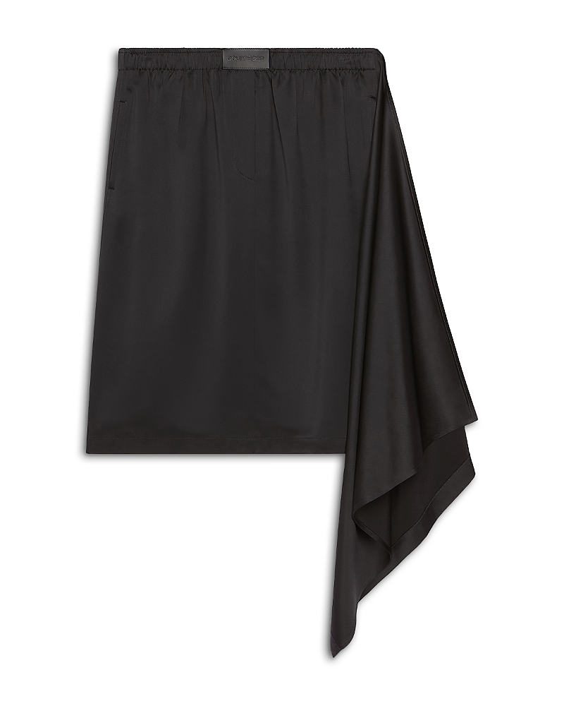 Courreges Courreges Draped Satin Skirt