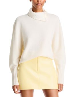 Courreges Courreges Merino Wool Zipped Collar Sweater