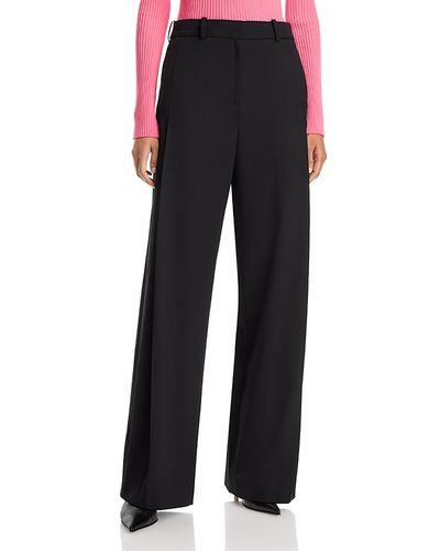 Courreges Courreges Pleat Front Wide Leg Pants