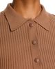 Courreges Courreges Rib Knit Long Sleeve Polo Sweater - 4