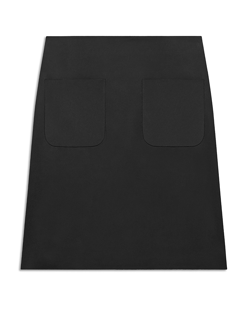 Courreges Courreges Satin Two Pocket Pencil Skirt
