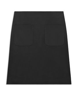 Courreges Courreges Satin Two Pocket Pencil Skirt