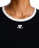 Courreges Courreges Signature Cotton Contrast Tee - 4
