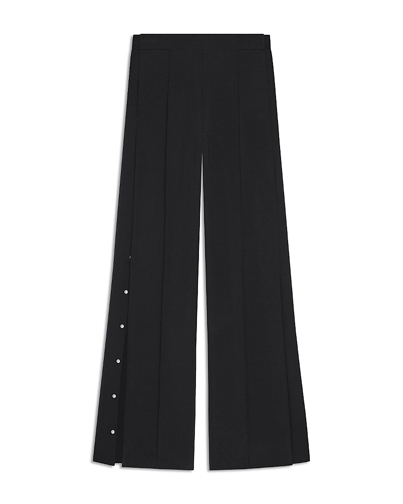 Courreges Courreges Twill Snap Flare Pants