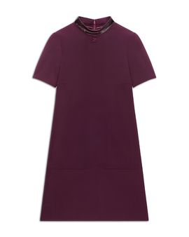 Courreges Courreges Vinyl Collar A Line Mini Dress