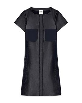 Courreges Courreges Vinyl Cotton Blend Pocket Dress