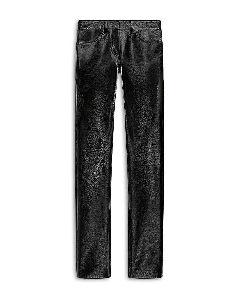 Courreges Courreges Vinyl Cotton Blend Straight Pants