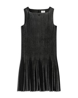 Courreges Courreges Vinyl Pleated Mini Dress