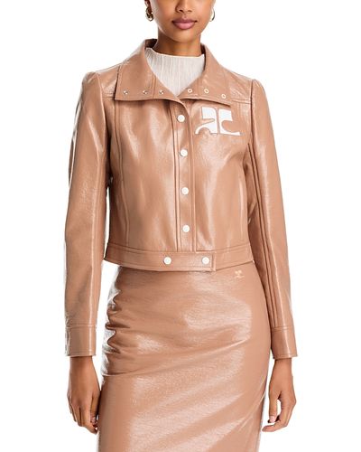 Courreges Courreges Vinyl Reedition Faux Leather Jacket