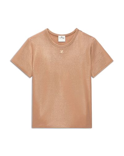 Courreges Courreges Vinyl Short Sleeve Top