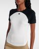 Courreges Courrèges Circle Contrast cotton jersey T-shirt - 6