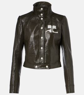 Courreges Courrèges Cotton-blend vinyl jacket