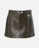 Courreges CourrÃ¨ges Cotton-blend vinyl miniskirt - 1