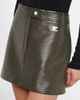 Courreges CourrÃ¨ges Cotton-blend vinyl miniskirt - 3