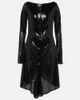 Courreges CourrÃ¨ges Ellipse sequined cutout midi dress - 1