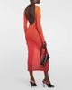 Courreges CourrÃ¨ges Gradient semi-sheer midi dress - 3