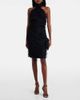 Courreges CourrÃ¨ges Illusion Circle halterneck minidress - 2