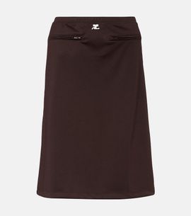Courreges Courrèges Interlock Tracksuit midi skirt