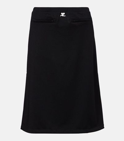 Courreges CourrÃ¨ges Interlock Tracksuit midi skirt