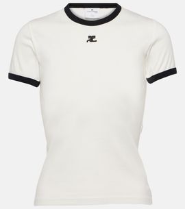 Courreges Courrèges Logo cotton jersey T-shirt