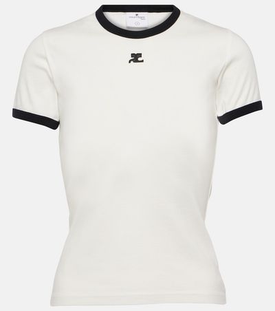 Courreges Courrèges Logo cotton jersey T-shirt