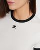 Courreges Courrèges Logo cotton jersey T-shirt - 5