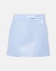 Courreges CourrÃ¨ges Logo high-rise cotton-blend miniskirt - 1