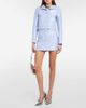 Courreges CourrÃ¨ges Logo high-rise cotton-blend miniskirt - 2