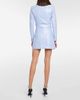 Courreges CourrÃ¨ges Logo high-rise cotton-blend miniskirt - 3