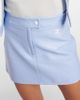 Courreges CourrÃ¨ges Logo high-rise cotton-blend miniskirt - 4