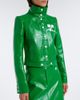Courreges Courrèges Logo vinyl cropped jacket - 5