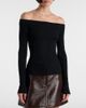 Courreges Courrèges Off-shoulder ribbed-knit top - 5