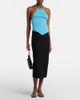 Courreges Courrèges Pointy ribbed-knit halterneck top - 2