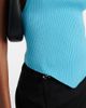 Courreges Courrèges Pointy ribbed-knit halterneck top - 4
