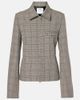 Courreges CourrÃ¨ges Prince of Wales check wool-blend jacket - 1