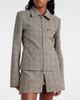 Courreges CourrÃ¨ges Prince of Wales check wool-blend jacket - 5