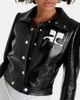 Courreges Courrèges Reedition cropped vinyl jacket - 4