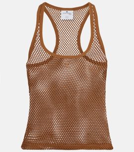 Courreges Courrèges Scuba cotton mesh tank top