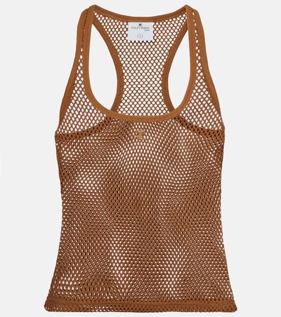 Courreges Courrèges Scuba cotton mesh tank top