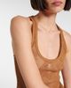 Courreges Courrèges Scuba cotton mesh tank top - 4