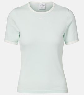 Courreges Courrèges Signature logo cotton T-shirt