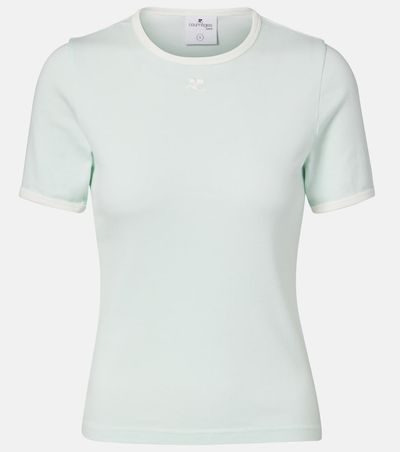 Courreges Courrèges Signature logo cotton T-shirt