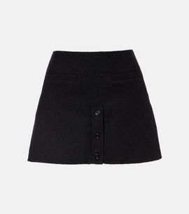 Courreges CourrÃ¨ges Tweed miniskirt