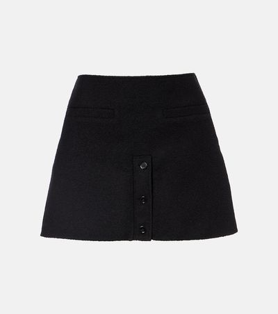 Courreges CourrÃ¨ges Tweed miniskirt