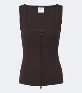Courreges Courrèges Zip-up cotton tank