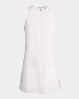 Courreges Heritage Poplin Sleeveless Mini Dress