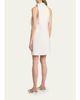 Courreges Knotted Halter Stretch Wool Crepe Mini Dress - 3