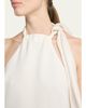 Courreges Knotted Halter Stretch Wool Crepe Mini Dress - 5