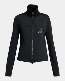 Courreges Technical Jersey Zip Track Jacket