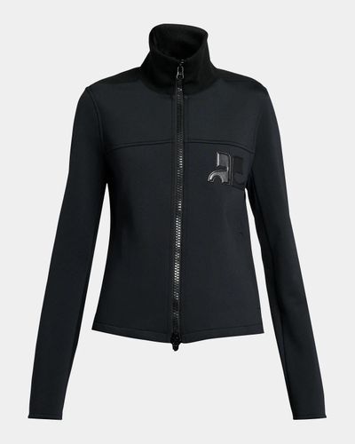 Courreges Technical Jersey Zip Track Jacket